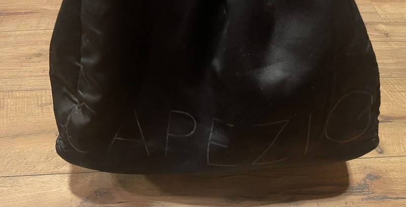 NWT Capezio Dancemaker Drawstring Bag Black with Purple Lining ~ NEW ~ MSRP $23 gallery