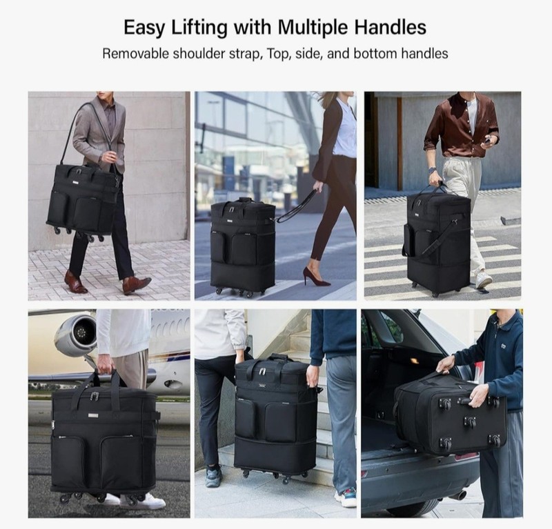 Expandable Collapsible Luggage with Wheels gallery