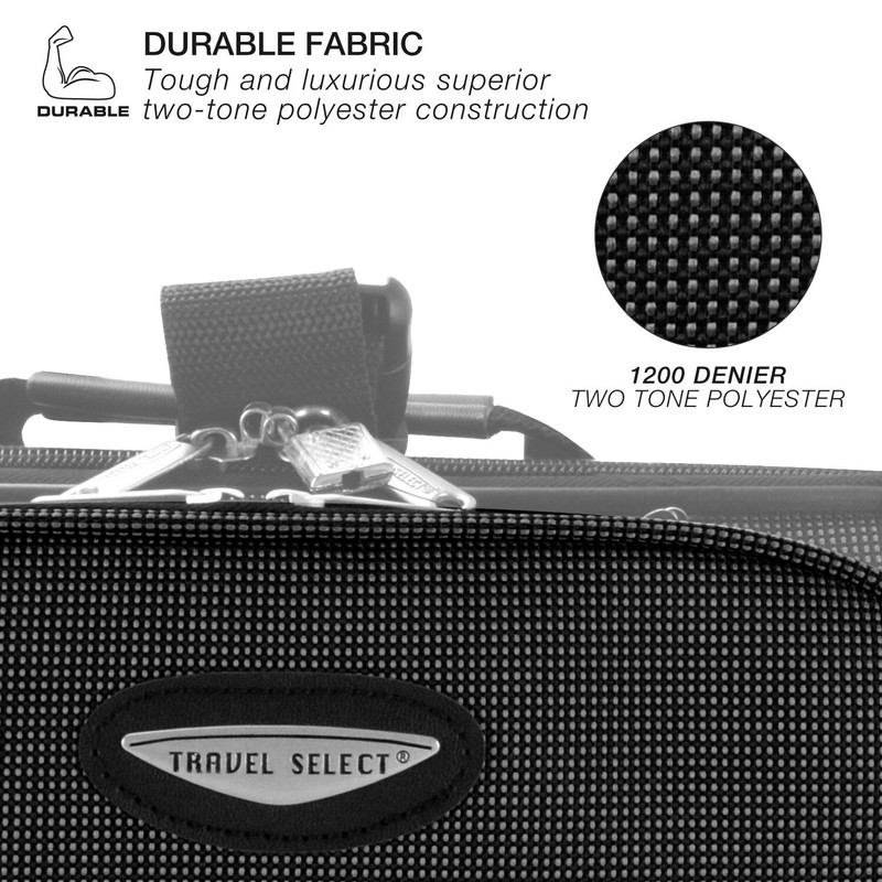 Travel Select Amsterdam Expandable Softside Rolling Upright 25" Medium Luggage gallery