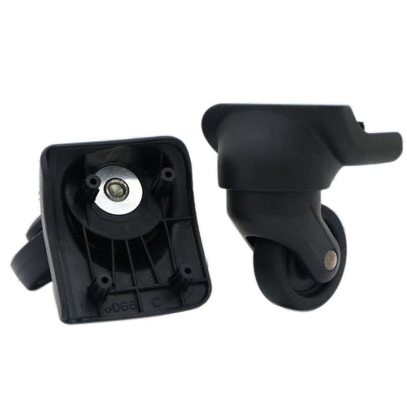 2 Pcs Replacement Luggage Swivel Wheels Suitcase 360 Spinner Repair Spare Wheels gallery