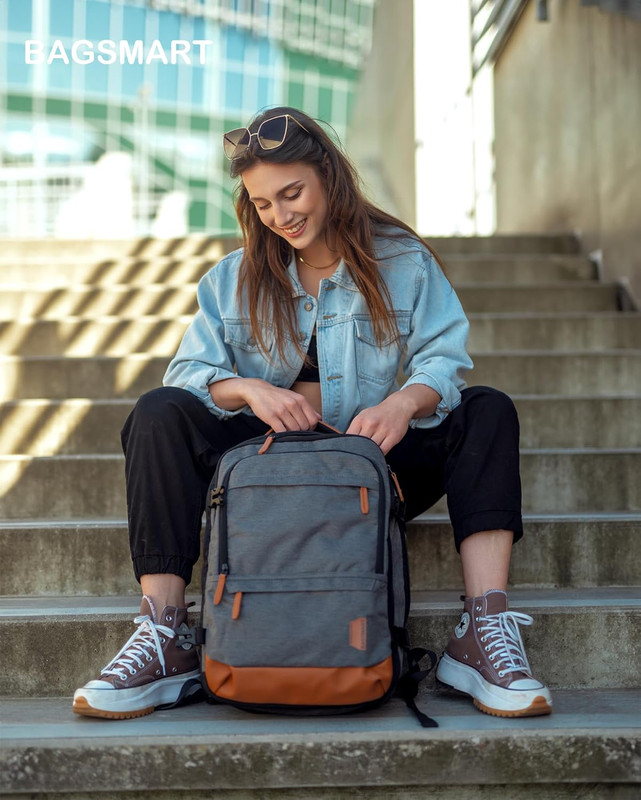 37L Compression Travel Backpack, Expandable Carry on Backpack with Packing Cubes gallery