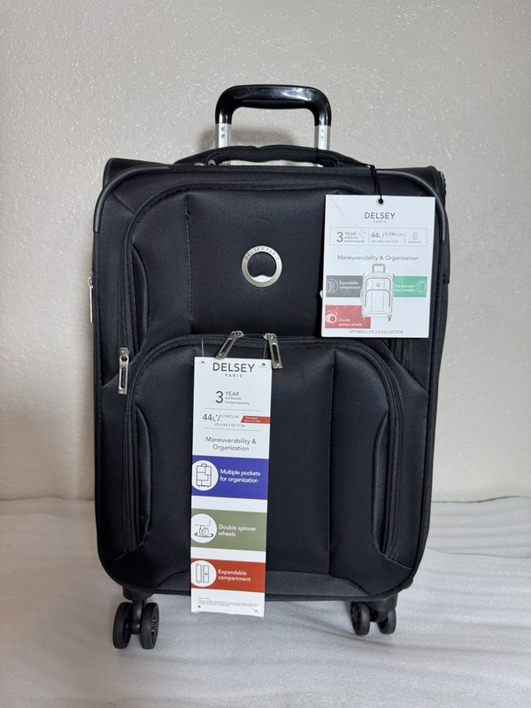 Delsey optimax lite 2.0 carry on In Black 23”