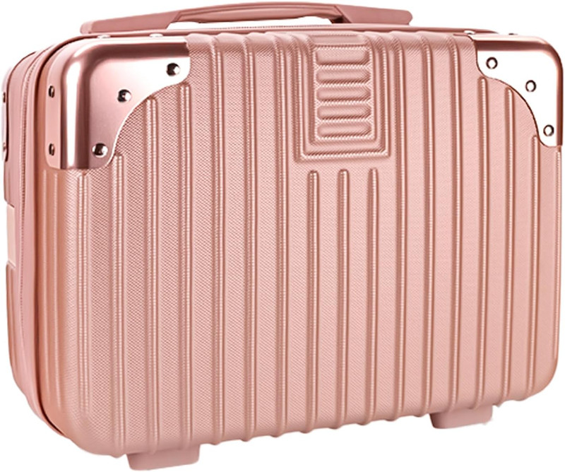 14Inch Hard Shell Cosmetic Organizer Travel Train Hand Luggage Small Portable Ca