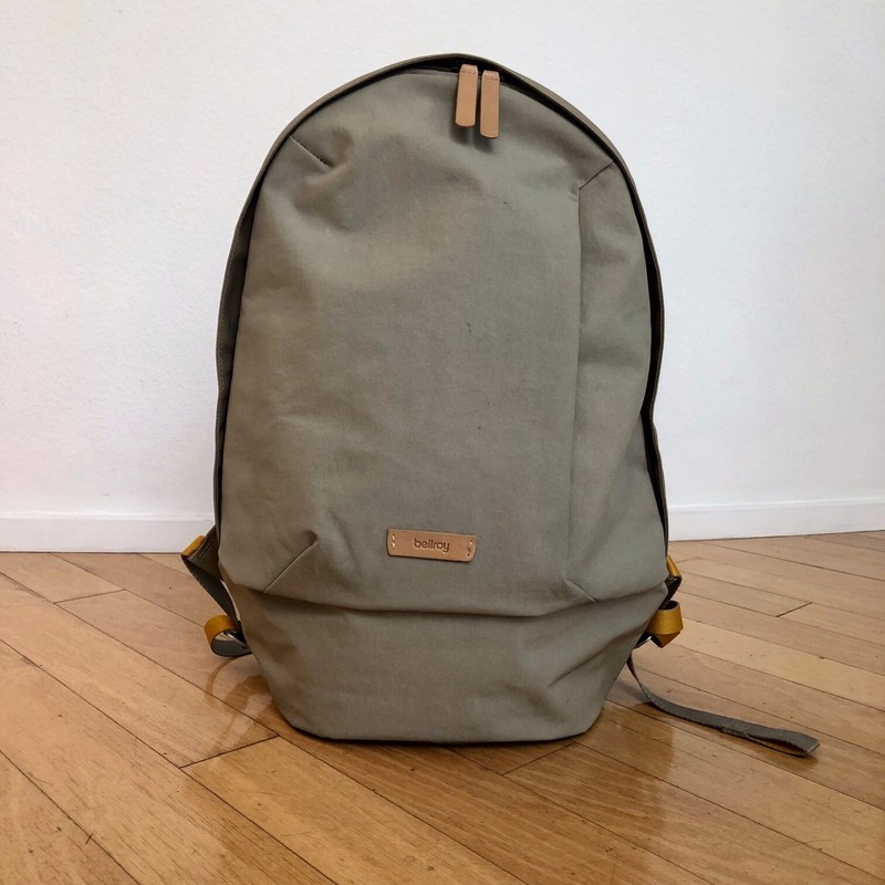 Bellroy Classic Backpack 2nd Edition (Unisex Laptop Backpack, 20L) – Lunar (tan)