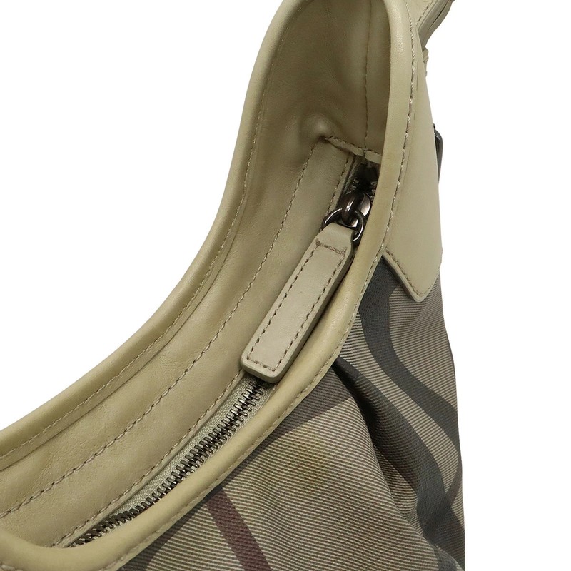 Pre-Owned BURBERRY Check pattern shoulder bag one shoulder semi-shoulder gallery