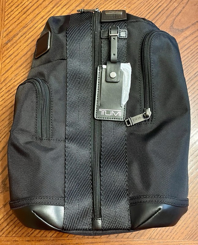 NEW Tumi Fremont HIGGINS 14.5” Sling Bag Backpack – SOLID BLACK