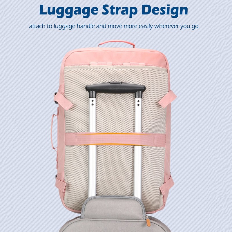 Hynes Eagle Carry on Backpack 38L Large Travel Backpack for Women Cabin Approved gallery
