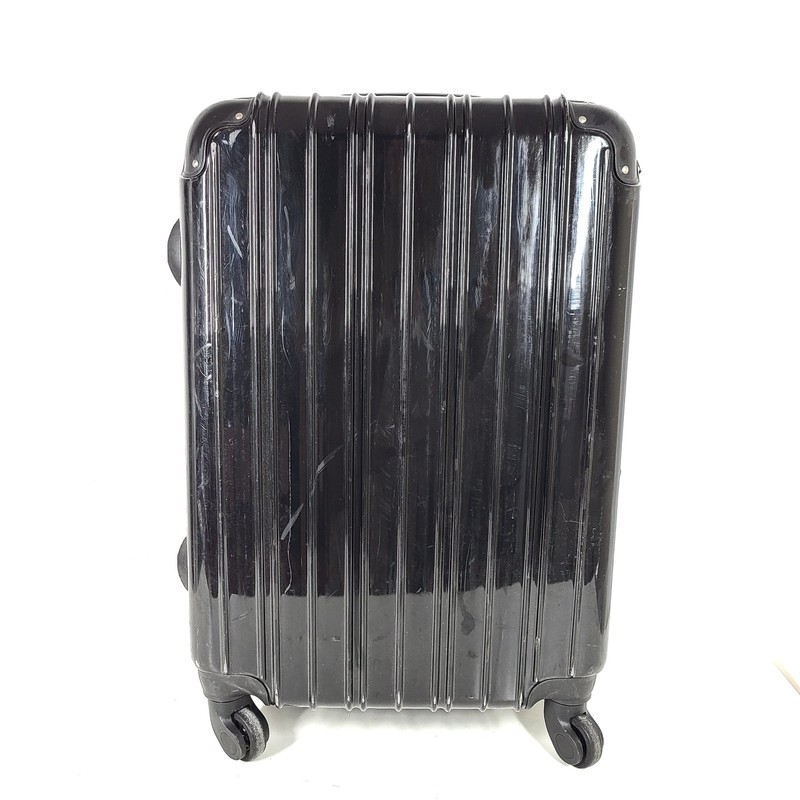 24″ Expandable Spinner Check In Luggage Hardshell Locking Black