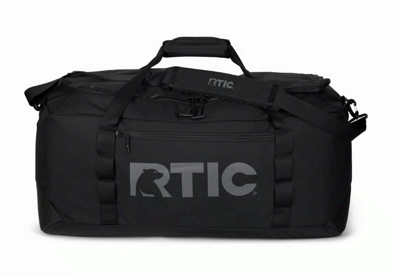 RTIC Road Trip Duffle Bag Large Black Waterproof Travel Luggage Cargo Gear