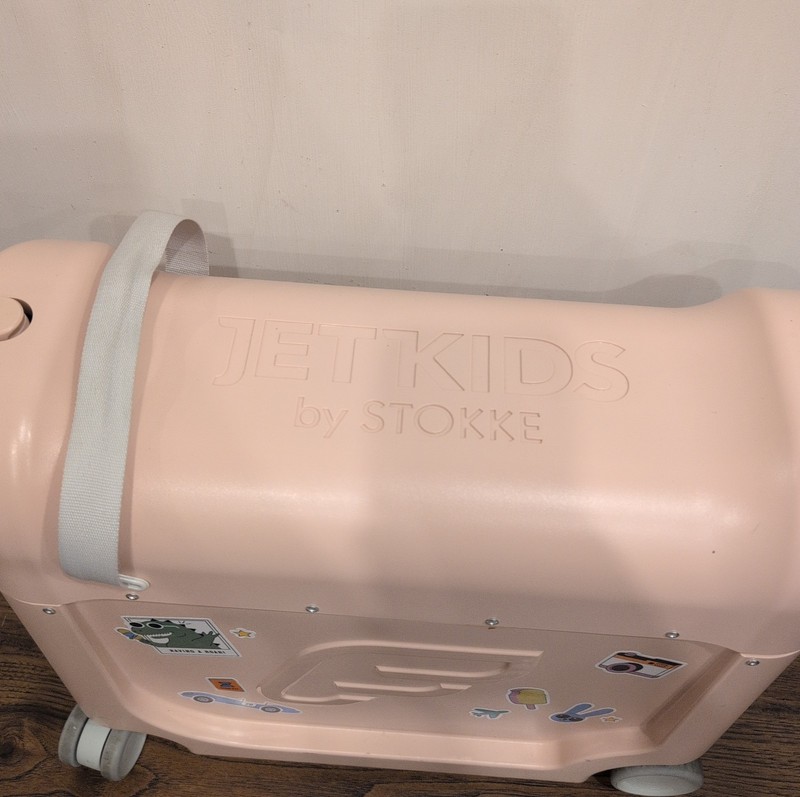 JetKids by Stokke Pink BedBox Ride-On Carry-On Suitcase & In-Flight Bed gallery