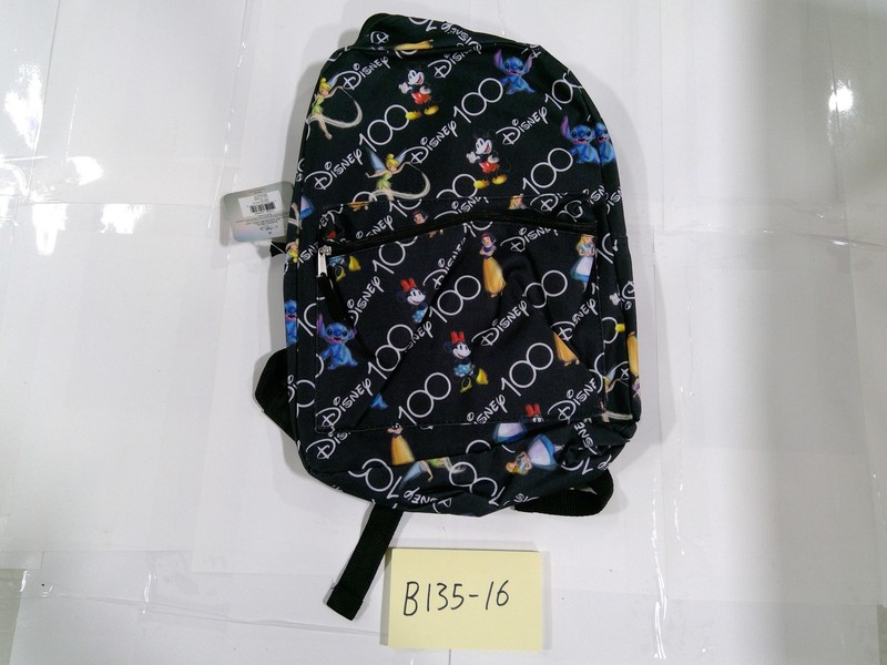 Disney Black Disney 100 Backpack Soft Case Adjustable Straps Girls Character