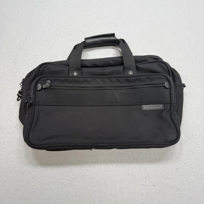 Briggs & Riley 17″ Underseat Bag Black Travel Clothing Compartment NO STRAP