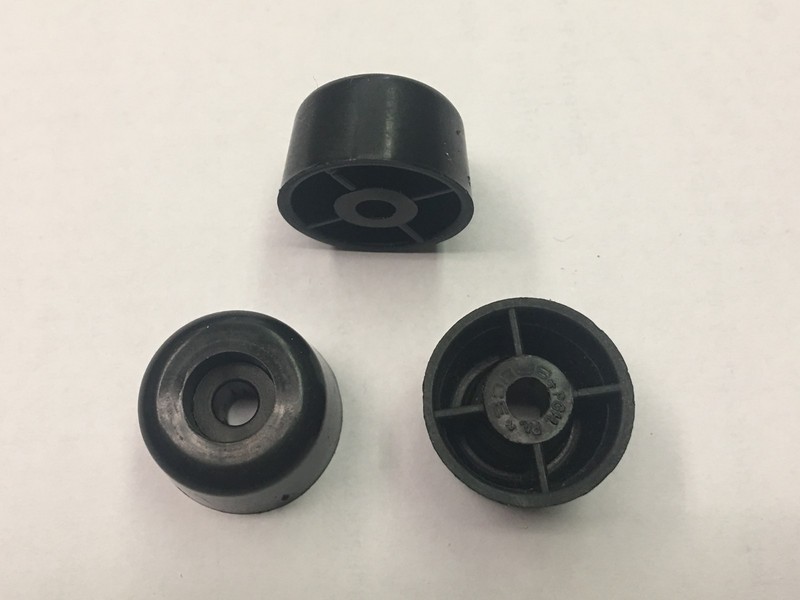 Generic Luggage Replacement Part Bottom Foot Stud Footstand 3 sizes gallery