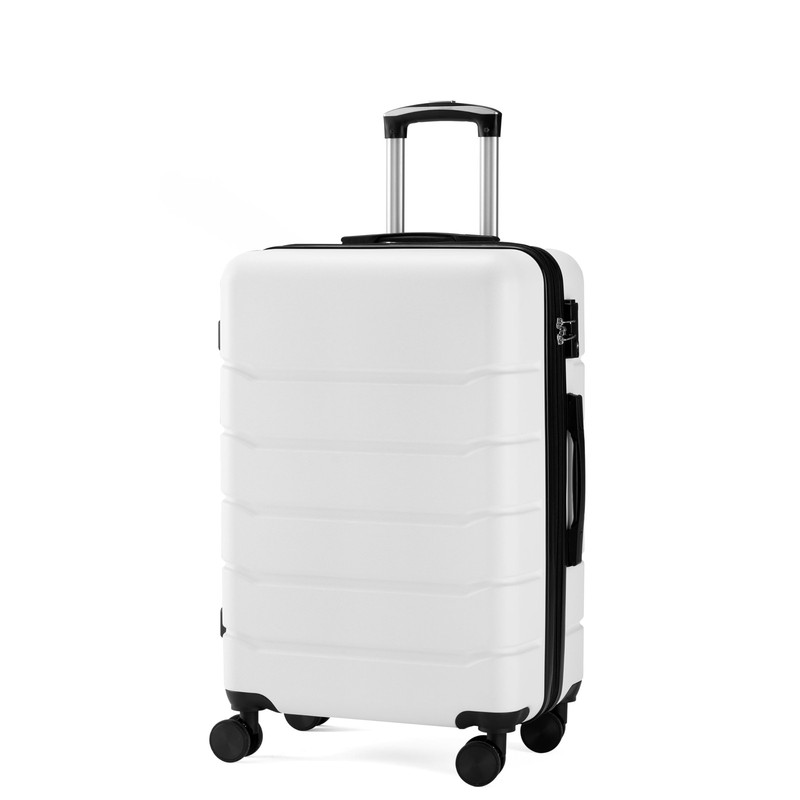 Simple Deluxe 20 Inch Hardside Carry On Luggage, Suitcase with Double Spinner Wh