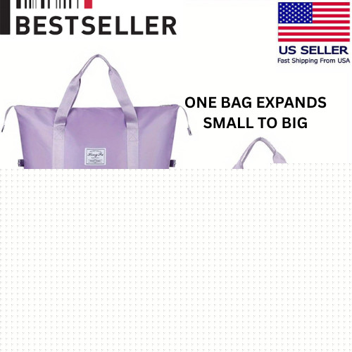 New Travel Carry on Bag Expandable Rolling with Wheels Foldable Bag Multiuse