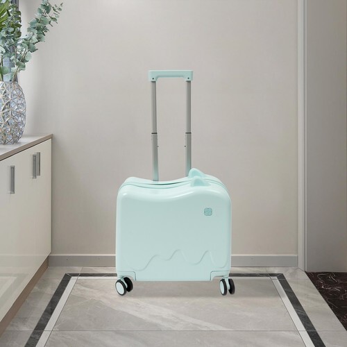 18″ Kids Ride-On Suitcase Children’s Luggage Case Rolling Luggage With Lock