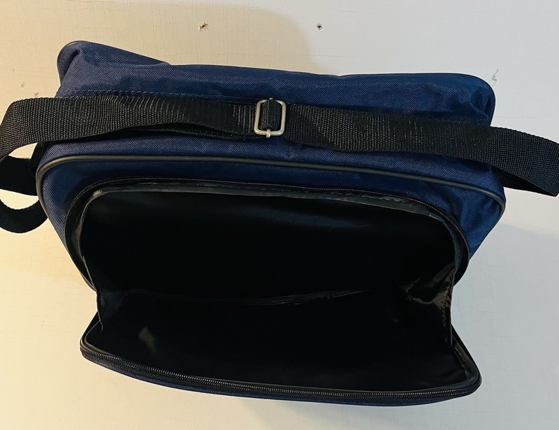 Travel Tote American Tourister Small Carry-On Shoulder Duffle Bag Blue Mini gallery