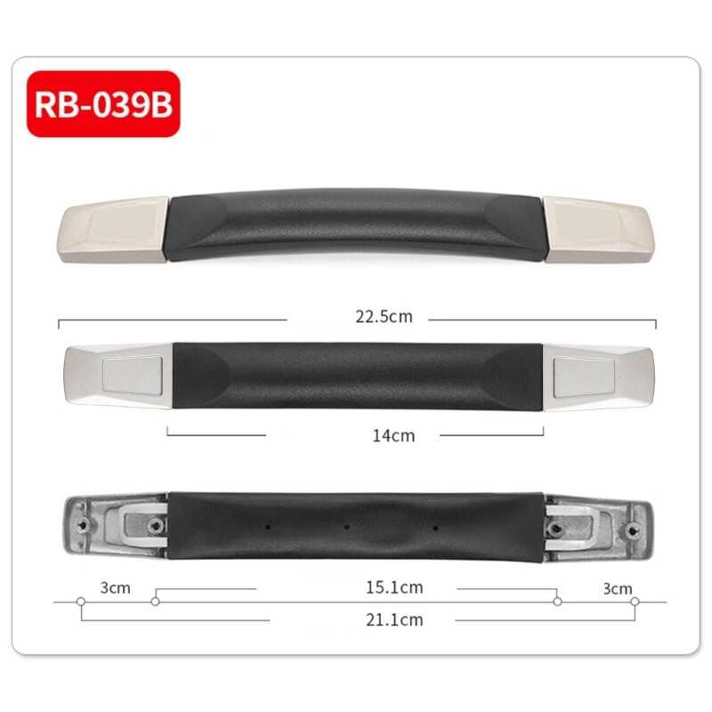 Replacement Luggage Suitcase Handle Carry Strap Luggage Grip with Mounting Screw gallery