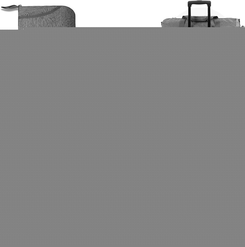 65L Foldable Duffle Bag with Shoes Compartment, Water-Resistant Packable Travel