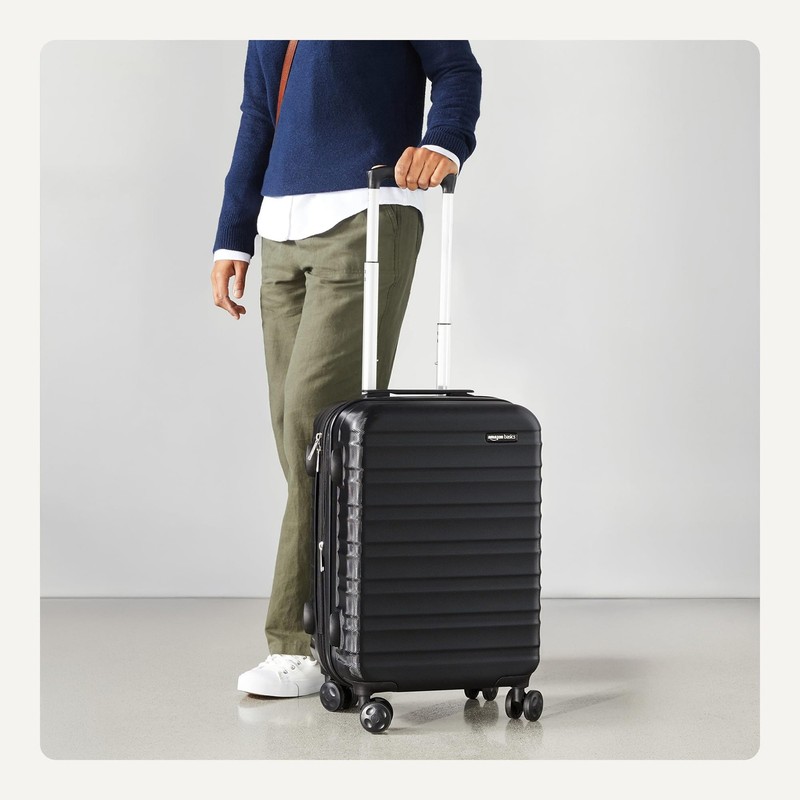 Amazon Basics 26" Hardside Medium Checked Luggage, Expandable For Up to 15% M... gallery
