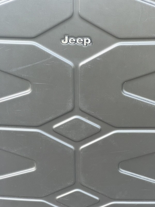 Jeep Rolling Spinner Suitcase Heavy Duty Hard Case Luggage Dark Gray 18" x 27" gallery