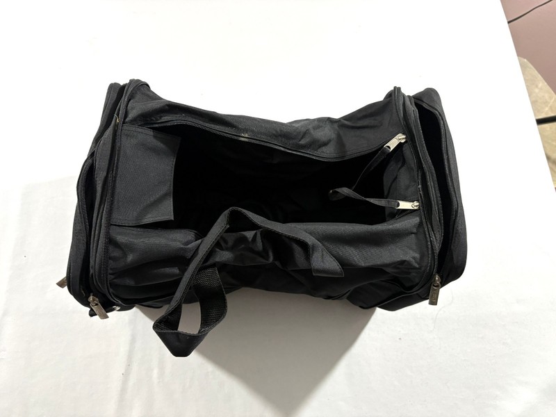 Land Rover Black Expandable Shoulder Duffle Bag Collapsible Travel Messenger OEM gallery