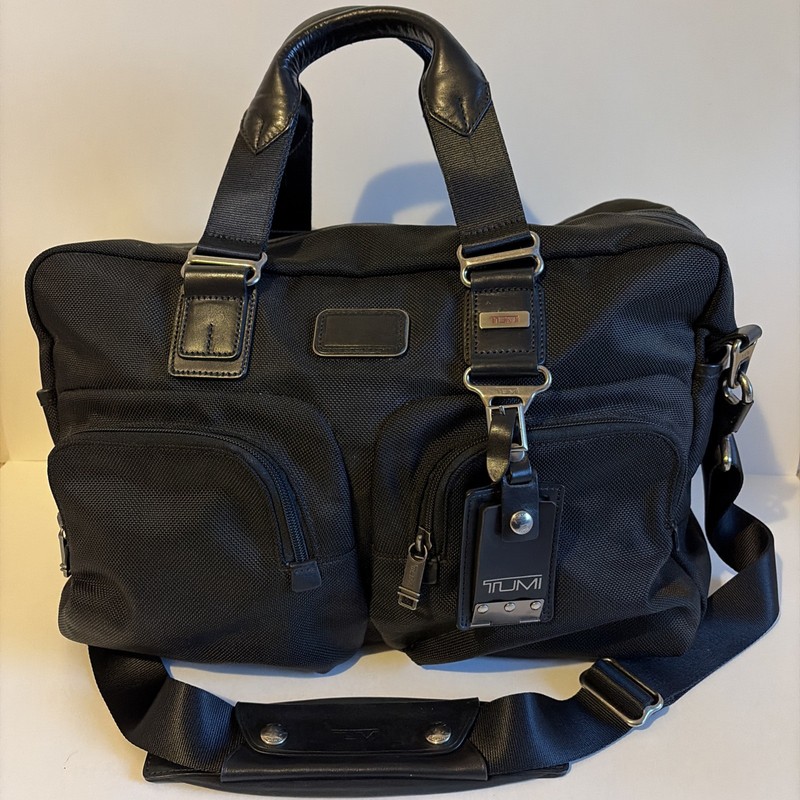 TUMI Alpha Bravo Everett Essential Tote Briefcase 22340DH Business Carry On