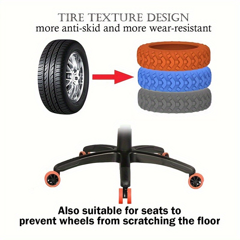 High-Quality Durable Anti-Scratch Compact Colorful Practical Luggage Wheel Cover gallery