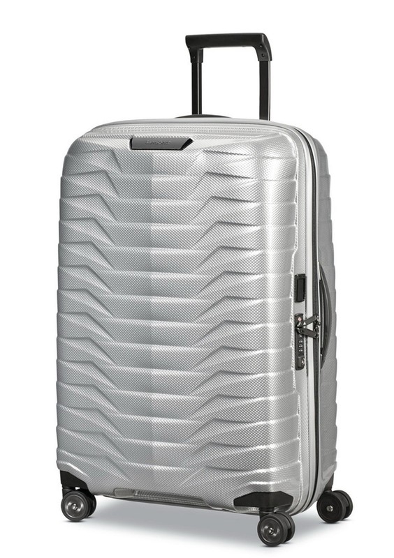 Samsonite Proxis Medium Spinner Suitcase Luggage, Silver
