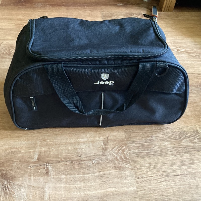 Jeep Black Duffel Bag w/o Shoulder Strap Durable Travel Gym Bag Smaller Compact