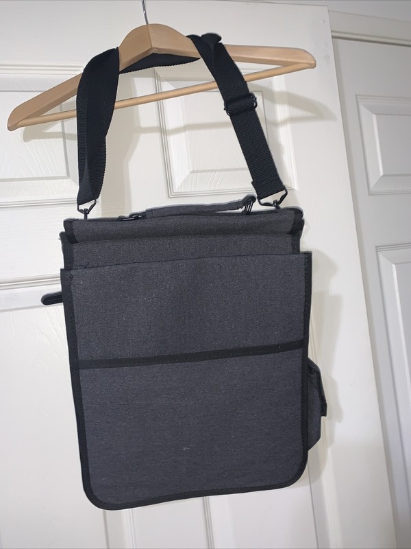 Bella Russo Cotton Canvas Computer/Travel Bag W/ Shoulder Strap New