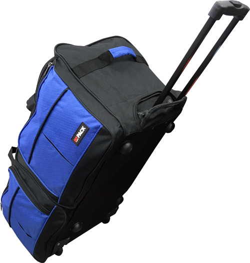 20"/28" Polyester Rolling Duffel Bag Wheeled Travel Suitcase Carry-on Duffle Bag gallery