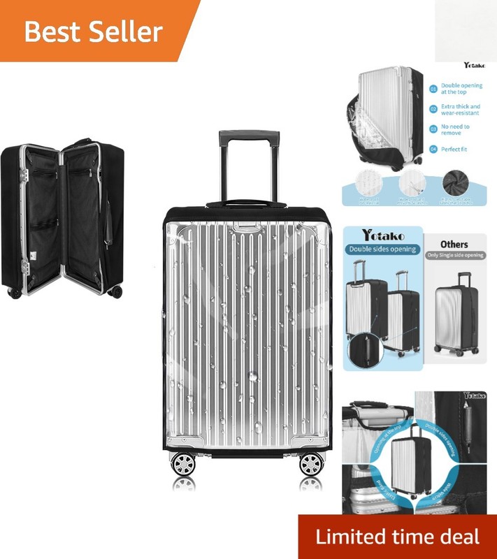 Waterproof 28” Luggage Protector with Dual Zipper – Stylish and Practical