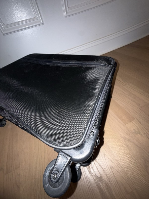 TUTTO 20” Sewing Machine Rolling Case Wheels Black Collapsible Bag Tote gallery