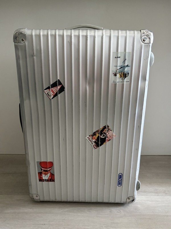 Vintage RIMOWA Classic Flight 63L Aluminum 2-Wheel Check-In MADE IN GERMANY