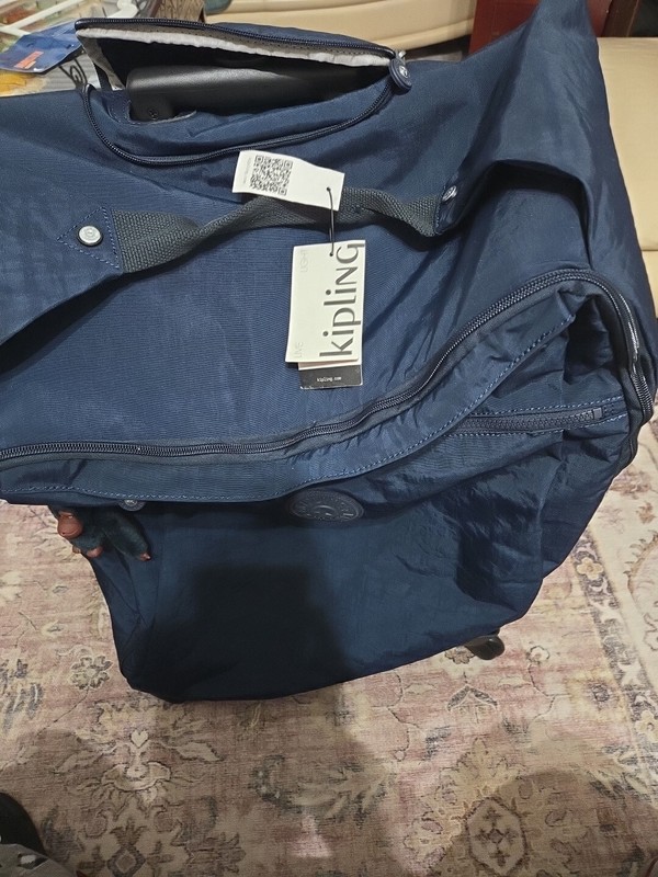 Kipling Darcey Large 29-Inch Softside Checked Rolling Luggage True Blue gallery