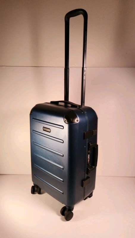 SOLGAARD LUGGAGE / Balearic Blue / Carry-on Closet (Large) suitcase USED NICE