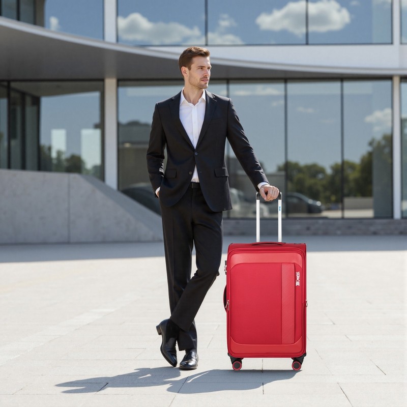 Softside Luggage Expandable Spinner Suitcase with TSA Lock 20in/26in/30in gallery