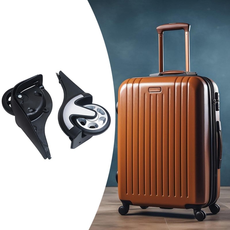 2 Pieces Luggage Replacement Wheels Trunk Wheels Travel Bag Corner