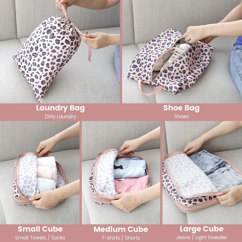 Cambond Compression Packing Cubes for Travel Women - Lightweight Luggage Orga... gallery