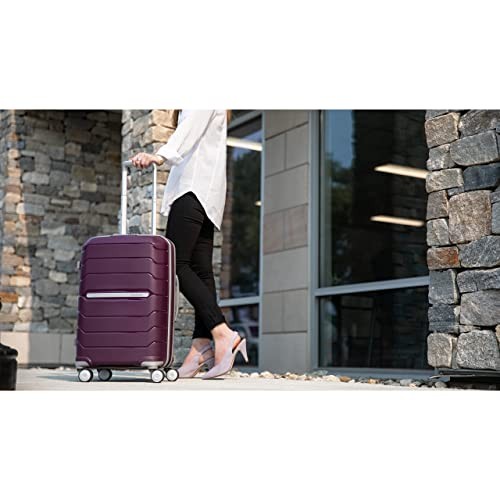 Samsonite Freeform Large Checked Luggage 28” Spinner Wheels - Amethyst Purple gallery