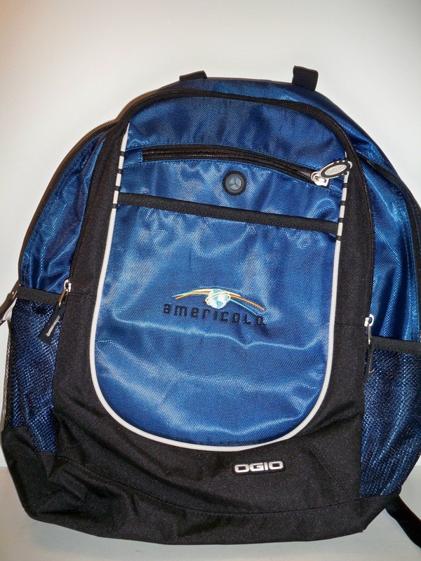 OGIO Carbon Backpack Americold Logo Side Pockets gallery