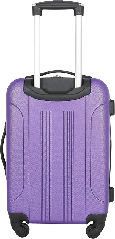Chicago Hardside Expandable Spinner Luggage, Purple, 22" Carry-On gallery