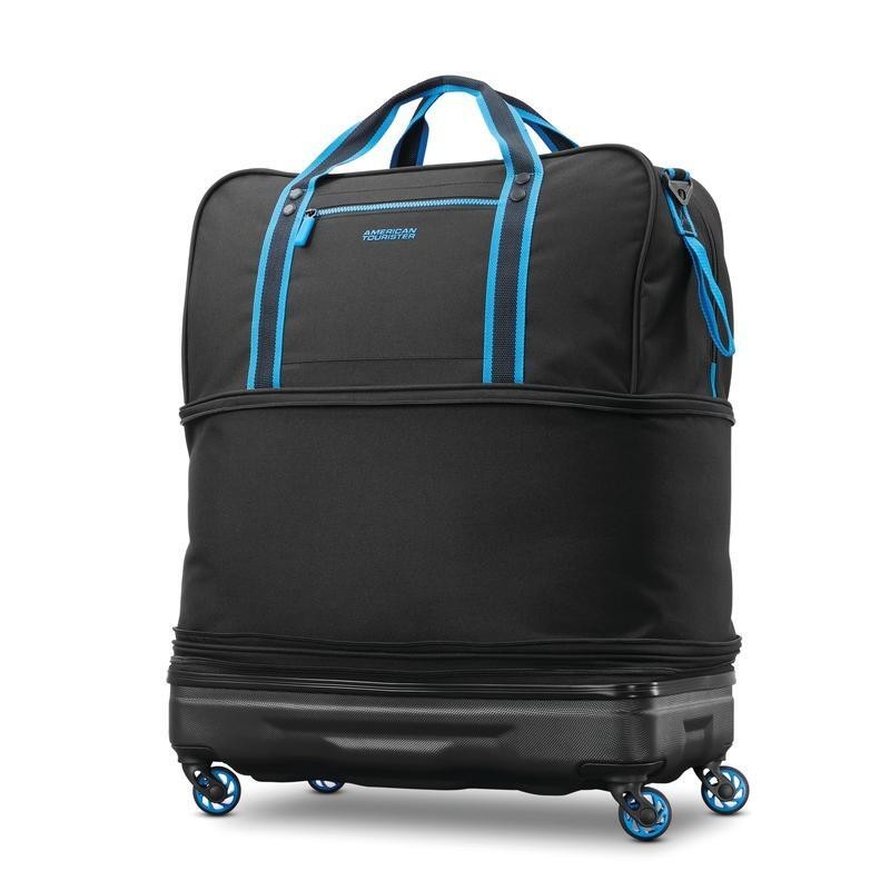 Expandable Softside Rolling Duffel Durable Travel Bag W/ Inline Wheels Durable gallery