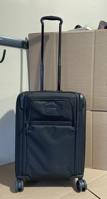 TUMI Alpha 4 Large Dual Access Expandable Carry On Black Ballistic Nylon