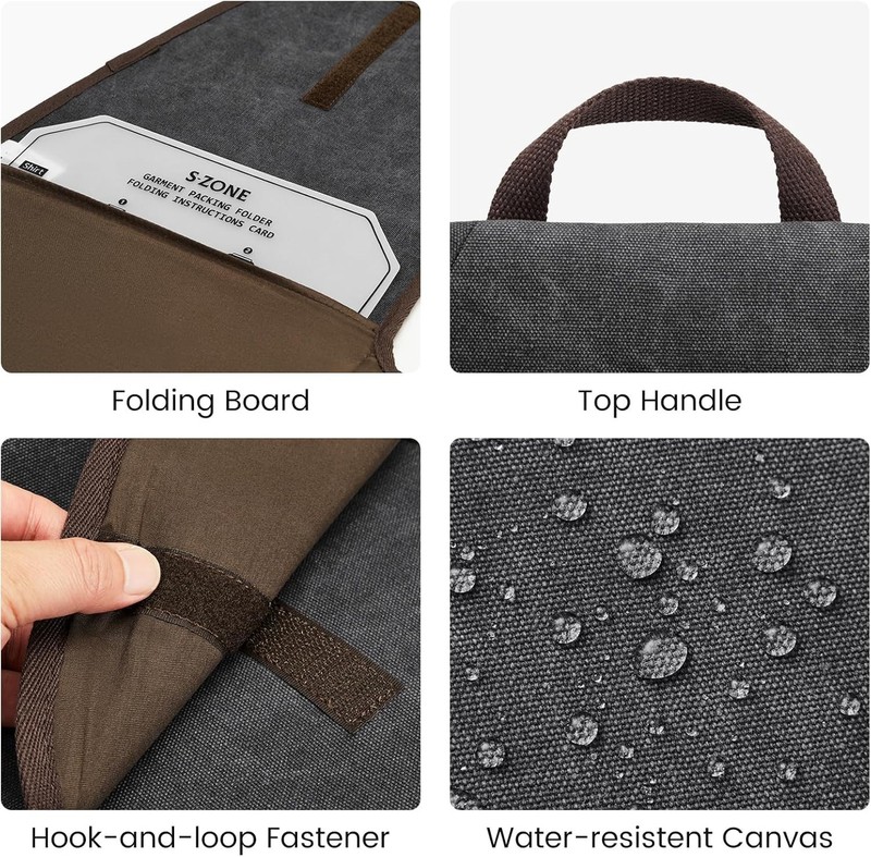 Garment Folder Compression Packing Cubes for Travel Garment Bag with Wrinkle-... gallery