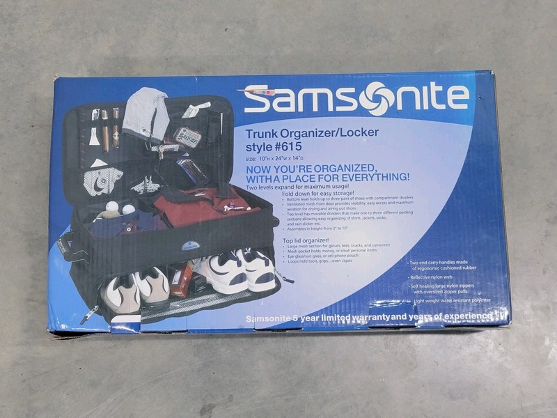 Samsonite Trunk Organizer Locker Style