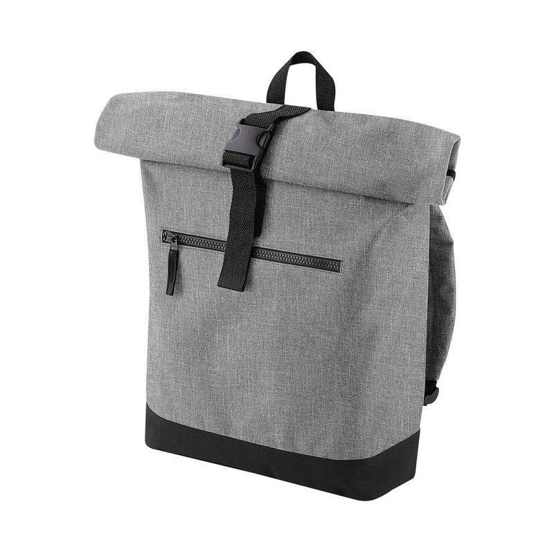 BagBase Roll Top Backpack BG855 - Roll Top School College Laptop Satchel Retro gallery