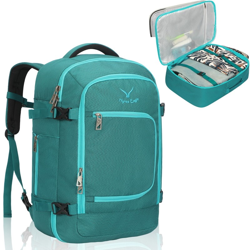 Hynes Eagle Travel Backpack 40L Flight Approved Carry on Luggage Large Cabin Bag