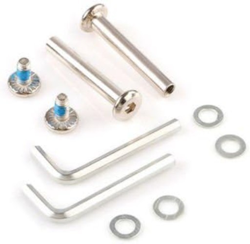 Suitcase Luggage Wheels Replacement Kit - OD40-64mm Wheels, ABEC 608zz, Set of 2 gallery